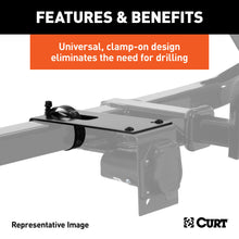 Load image into Gallery viewer, CURT 57204 Connector Bracket Mount for 4, 5, 6, or 7-Way Bracket (Packaged)