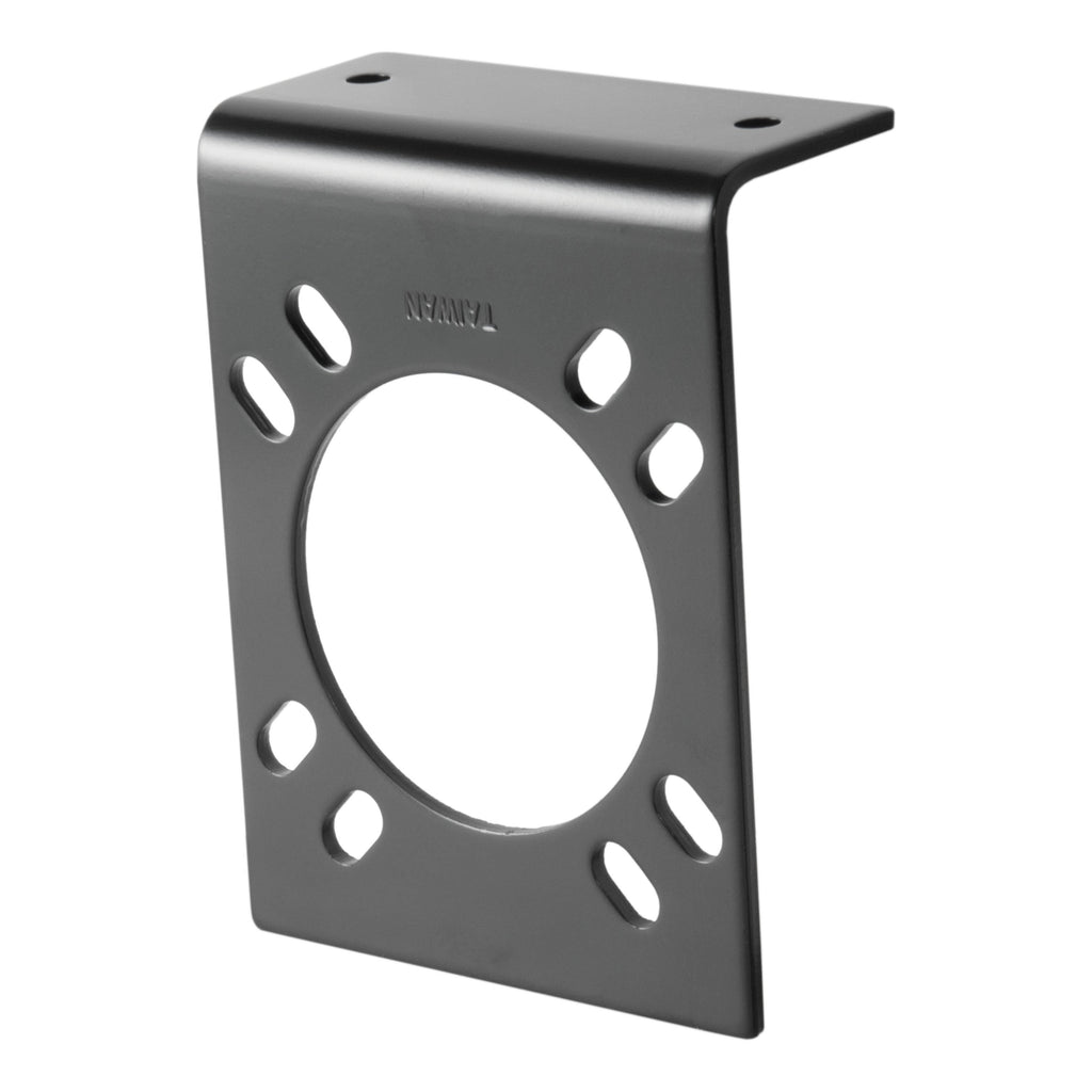 CURT 57205 Connector Mounting Brackets for 7-Way RV Blade (Black, 12-Pack)