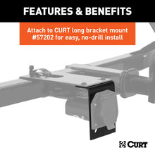 Load image into Gallery viewer, CURT 57206 Connector Mounting Bracket for 7-Way RV Blade (Packaged)