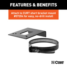 Load image into Gallery viewer, CURT 57207 Connector Mounting Brackets for 4-Way &amp; 6-Way Round (12-Pack)