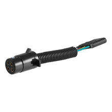 Load image into Gallery viewer, CURT 57224 Electrical Adapter (4-Way Round Vehicle to 4-Way Flat Trailer)