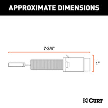 Load image into Gallery viewer, CURT 57224 Electrical Adapter (4-Way Round Vehicle to 4-Way Flat Trailer)