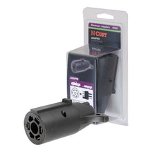 Load image into Gallery viewer, CURT 57241 Electrical Adapter (7-Way RV Blade Vehicle to 4-Flat Trailer, Packaged)