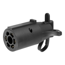 Load image into Gallery viewer, CURT 57245 Electrical Adapter with Tester (7-Way RV Blade Vehicle to 4-Way Flat Trailer)