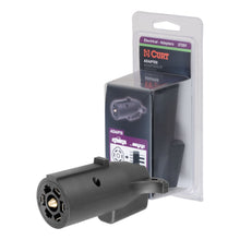 Load image into Gallery viewer, CURT 57251 Electrical Adapter (7-Way RV Blade Vehicle to 5-Way Flat Trailer, Packaged)