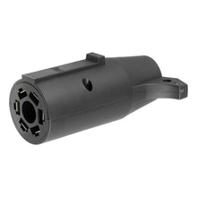 Load image into Gallery viewer, CURT 57260 Adapter (7-Way RV Blade to 6-Way Round Trailer, Center Pin Auxiliary)