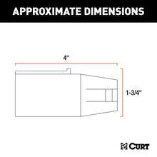 Load image into Gallery viewer, CURT 57260 Adapter (7-Way RV Blade to 6-Way Round Trailer, Center Pin Auxiliary)