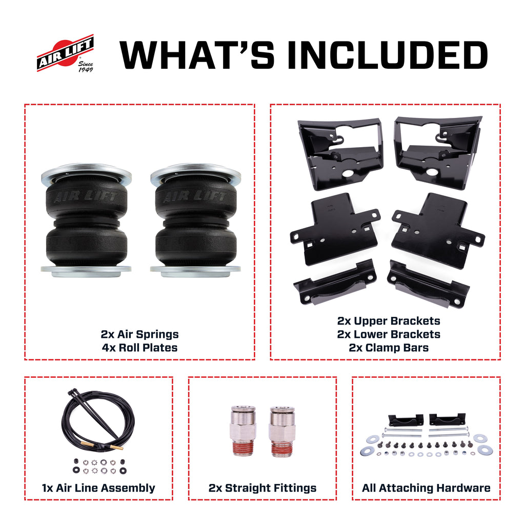Air Lift 57264 LoadLifter 5000 air spring kit for Select Toyota Sequoia