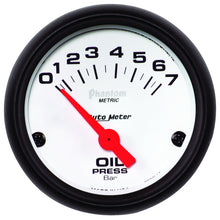 Load image into Gallery viewer, AutoMeter 5727-M GAUGE, OIL PRESSURE, 2 1/16", 7BAR, ELECTRIC, PHANTOM