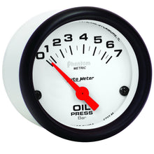 Load image into Gallery viewer, AutoMeter 5727-M GAUGE, OIL PRESSURE, 2 1/16", 7BAR, ELECTRIC, PHANTOM