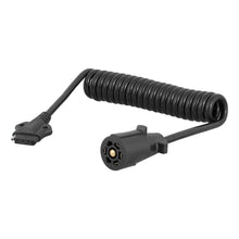 Load image into Gallery viewer, CURT 57282 8' Electrical Adapter Harness (7-Way RV Blade Vehicle to 5-Way Flat Trailer)