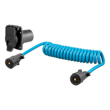 Load image into Gallery viewer, CURT 57284 8' Dinghy Towing Electrical Adapter &amp; Socket (7-Way RV Blade, Fits USCAR)
