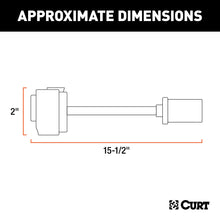 Load image into Gallery viewer, CURT 57300 8-Prong Factory Harness Adapter (Rectangular 8-Prong to USCAR Socket) for Select Chrysler Aspen, Dodge Dakota, Dodge Durango, Dodge Ram 1500, Dodge Ram Van, Dodge Ram 2500, Dodge Ram Van, Dodge Ram 3500, Dodge Ram Van, Dodge Sprinter 2500,