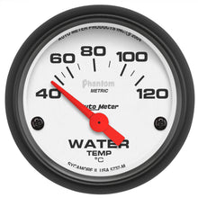 Load image into Gallery viewer, AutoMeter 5737-M GAUGE, WATER TEMP, 2 1/16", 40-120?C, ELECTRIC, PHANTOM