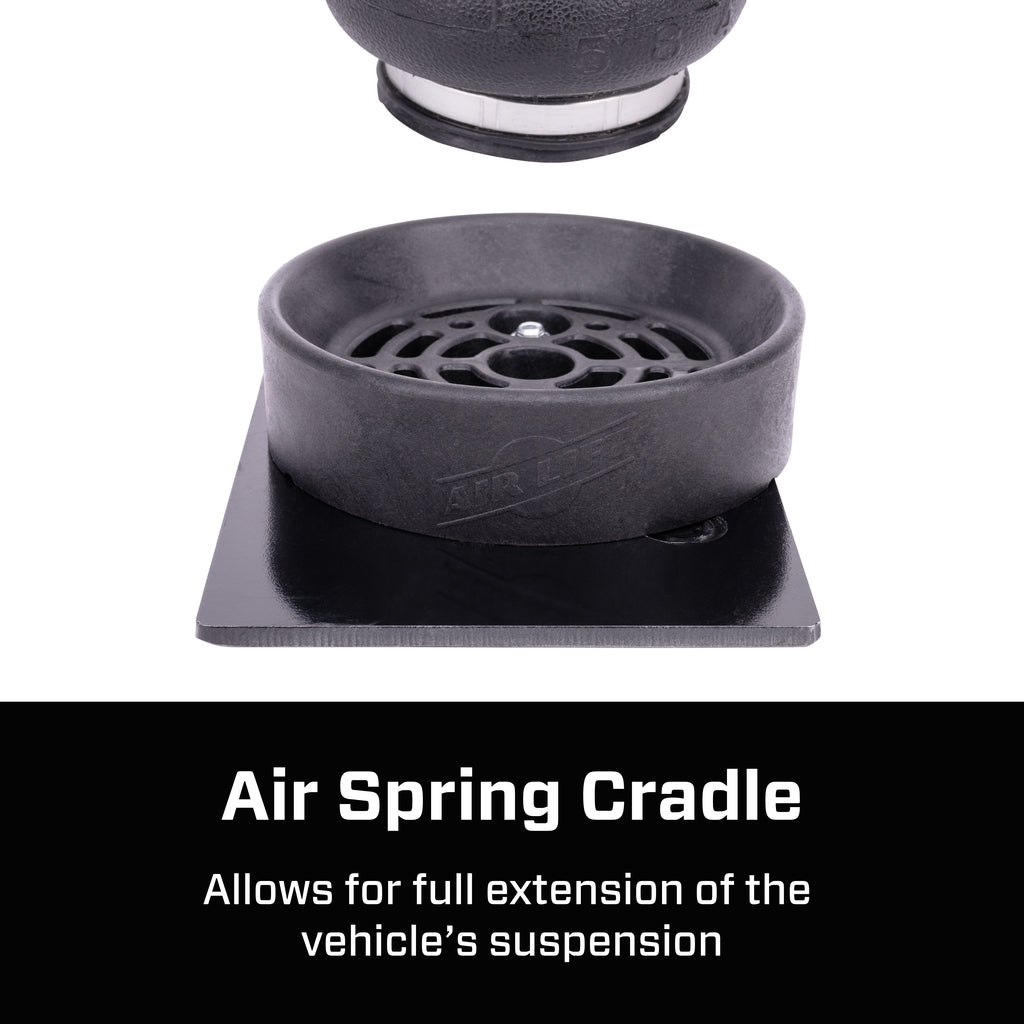 Air Lift 57415 LoadLifter air spring kit with Universal Air Spring Cradle-57415 for Select Jeep Gladiator