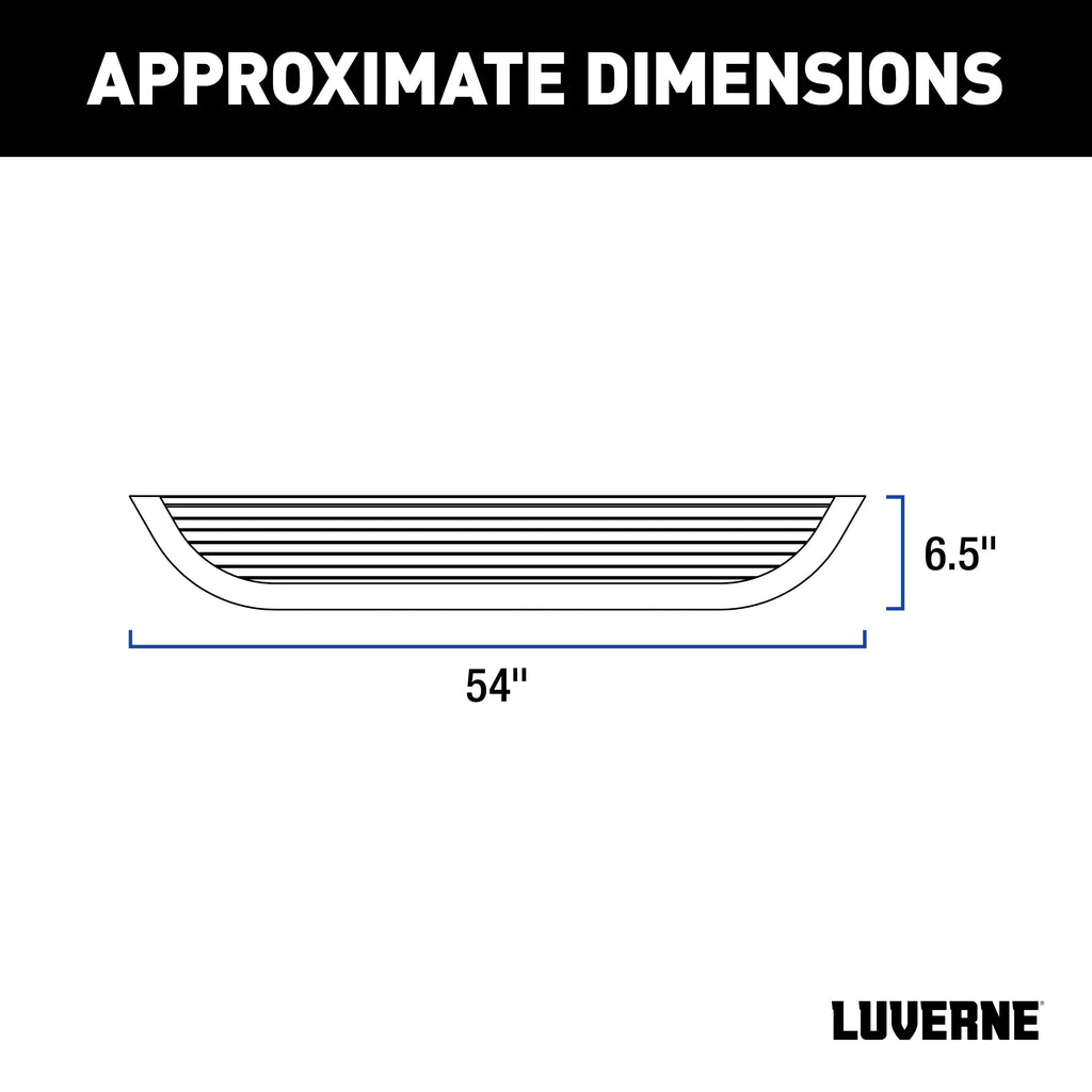 Luverne 575254-570749 MegaStep 6-1/2in. x 54in. Aluminum Cargo Van Rear Step; Select Sprinter 2500; 35 - Truck Part Superstore