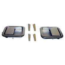 Load image into Gallery viewer, Crown Automotive Jeep Replacement 5758172K Chrome Exterior Door Handle Kit for 82-06 Jeep CJs, YJ, TJ w/ Full Steel Doors for Select Jeep CJ7, Jeep Scrambler, Jeep TJ, Jeep Wrangler