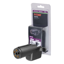 Load image into Gallery viewer, CURT 57621 Electrical Adapter (6-Way Round Vehicle to 4-Way Flat Trailer)