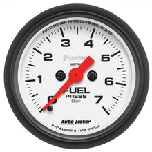 Load image into Gallery viewer, AutoMeter 5763-M GAUGE, FUEL PRESSURE, 2 1/16", 7BAR, DIGITAL STEPPER MOTOR, PHANTOM