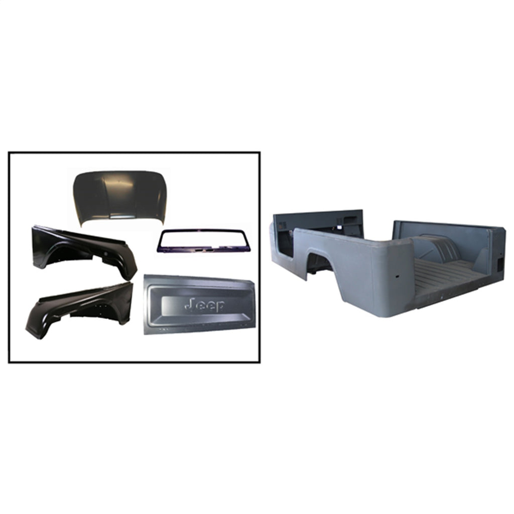 Omix DMC-5763816 Body Tub for Select Jeep Scrambler