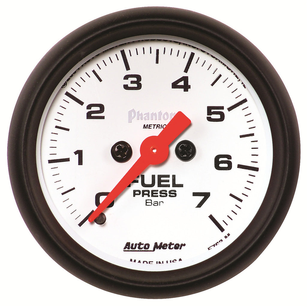 AutoMeter 5763-M GAUGE, FUEL PRESSURE, 2 1/16", 7BAR, DIGITAL STEPPER MOTOR, PHANTOM