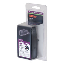 Load image into Gallery viewer, CURT 57661 Electrical Adapter (7-Way RV to 6-Round Trailer, Center Pin Brake, Packaged)