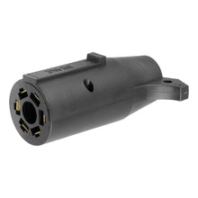 Load image into Gallery viewer, CURT 57661 Electrical Adapter (7-Way RV to 6-Round Trailer, Center Pin Brake, Packaged)