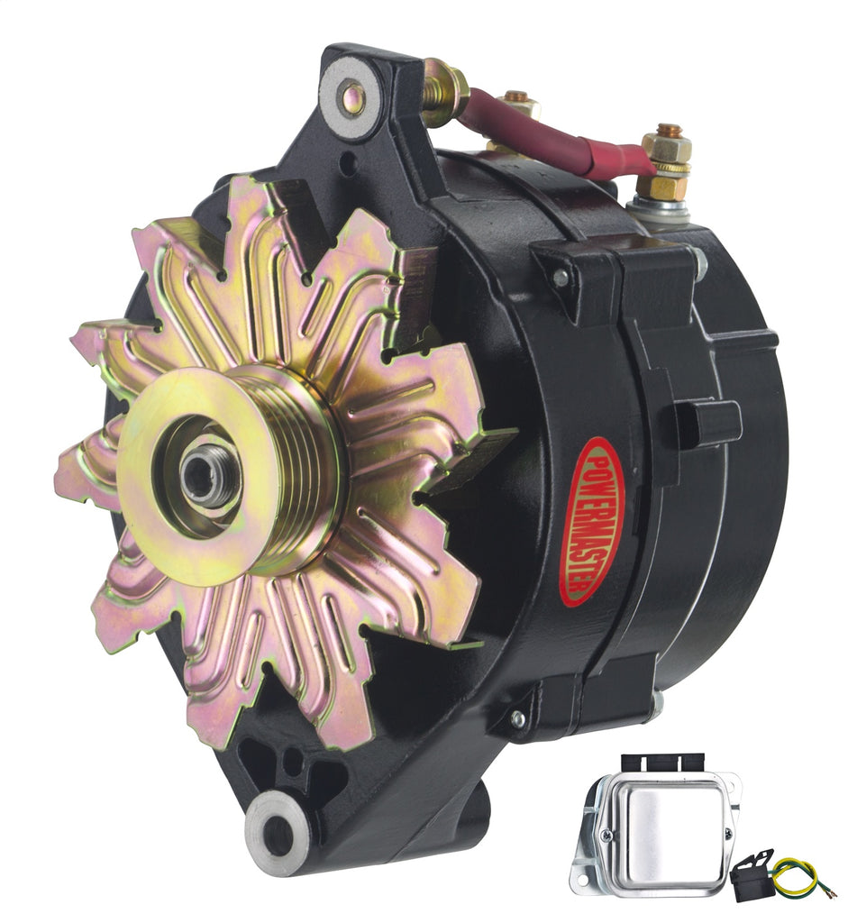 Powermaster Performance 57704 Alternator for Select Ford Bronco, Ford E-100 Econoline, Ford E-100 Econoline Club Wagon, Ford E-150 Econoline, Ford E-150 Econoline Club Wagon, Ford E-200 Econoline, Ford E-250 Econoline, Ford E-250 Econoline Club Wagon,