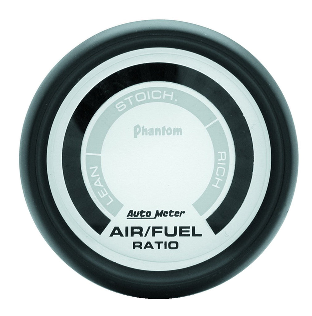 AutoMeter 5775 GAUGE, AIR/FUEL RATIO-NARROWBAND, 2 1/16", LEAN-RICH, LED ARRAY, PHANTOM