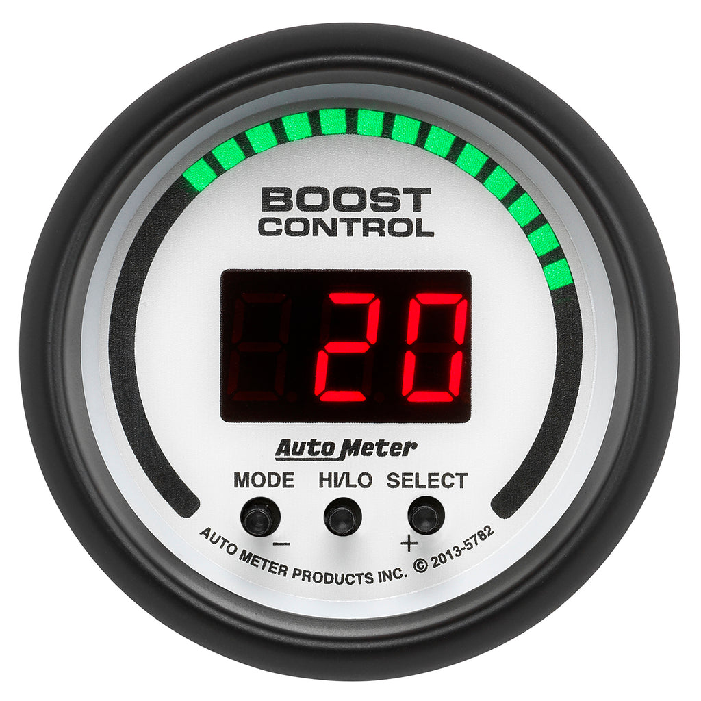 AutoMeter 5782 GAUGE, BOOST CONTROLLER, 2 1/16", 30INHG-30PSI, INCL. SOLENOID, DIGITAL, PHANTOM