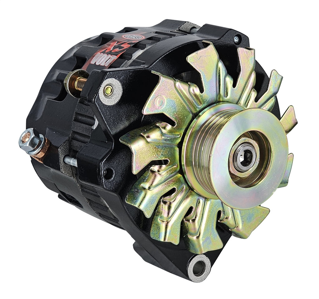 Powermaster Performance 578618 XS Volt™ Hi Amp Alternator for Select Chevrolet Astro, Chevrolet Beretta, Chevrolet Blazer, Chevrolet C1500, Chevrolet C1500 Suburban, Chevrolet C2500, Chevrolet C2500 Suburban, Chevrolet C3500, Chevrolet Camaro, Chevrolet