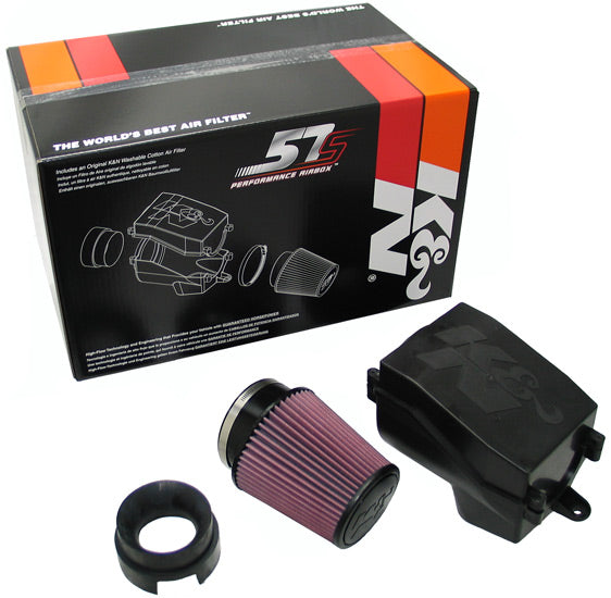K&N 57S-9500 Performance Air Intake System for Select Audi A3, Audi A3 Quattro, Seat Altea, Seat Altea XL, Seat Leon, Seat Toledo, Volkswagen Caddy, Volkswagen Passat, Volkswagen Tiguan