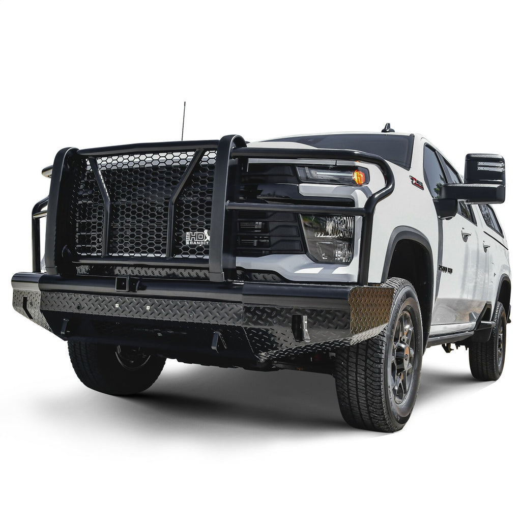 Westin 58-31215 HDX Bandit Front Bumper for Select Chevrolet Silverado HD, Chevrolet Silverado HD
