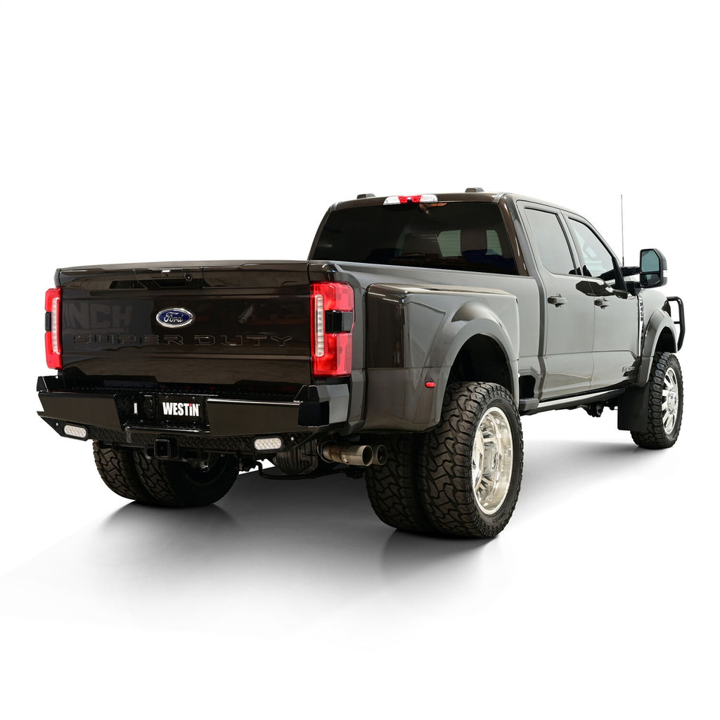Westin 58-341205 HDX Bandit Rear Bumper for Select Ford F-250 Super Duty, Ford F-350 Super Duty, Ford F-450 Super Duty, Ford F-550 Super Duty, Ford F-600 Super Duty