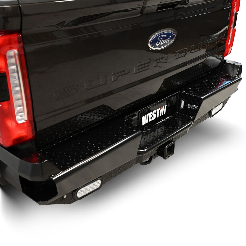 Westin 58-341205 HDX Bandit Rear Bumper for Select Ford F-250 Super Duty, Ford F-350 Super Duty, Ford F-450 Super Duty, Ford F-550 Super Duty, Ford F-600 Super Duty