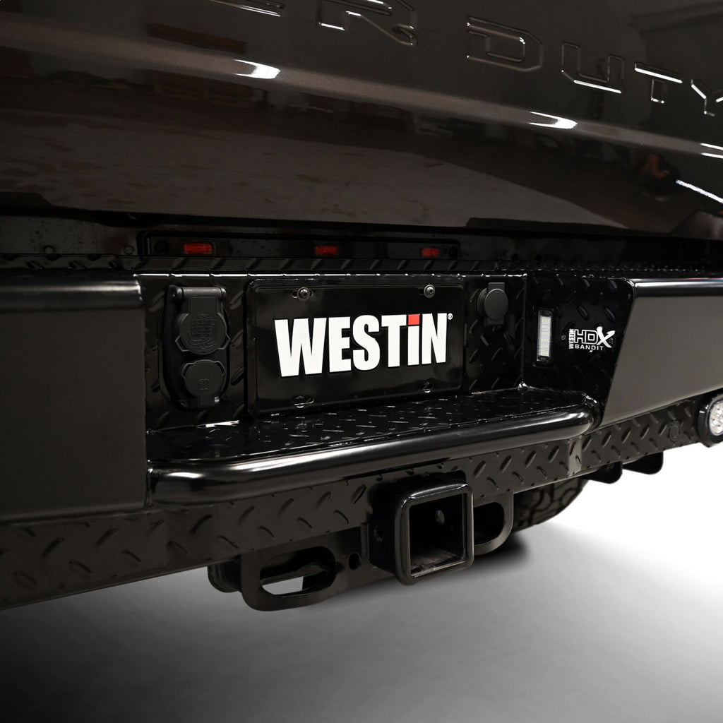 Westin 58-341205 HDX Bandit Rear Bumper for Select Ford F-250 Super Duty, Ford F-350 Super Duty, Ford F-450 Super Duty, Ford F-550 Super Duty, Ford F-600 Super Duty