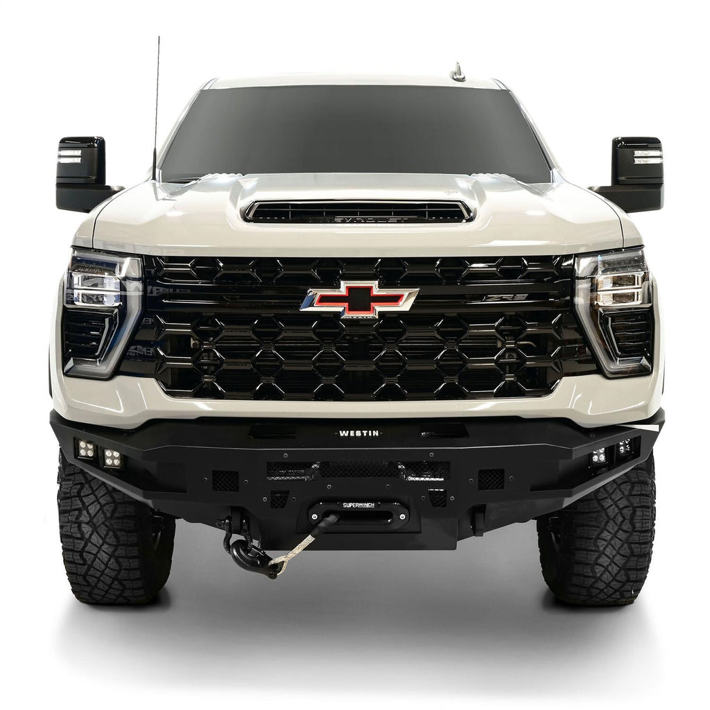 Westin 58-414215 Pro-Series Front Bumper for Select Chevrolet Silverado HD, Chevrolet Silverado HD
