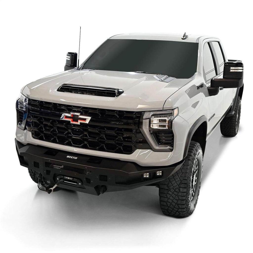 Westin 58-414215 Pro-Series Front Bumper for Select Chevrolet Silverado HD, Chevrolet Silverado HD