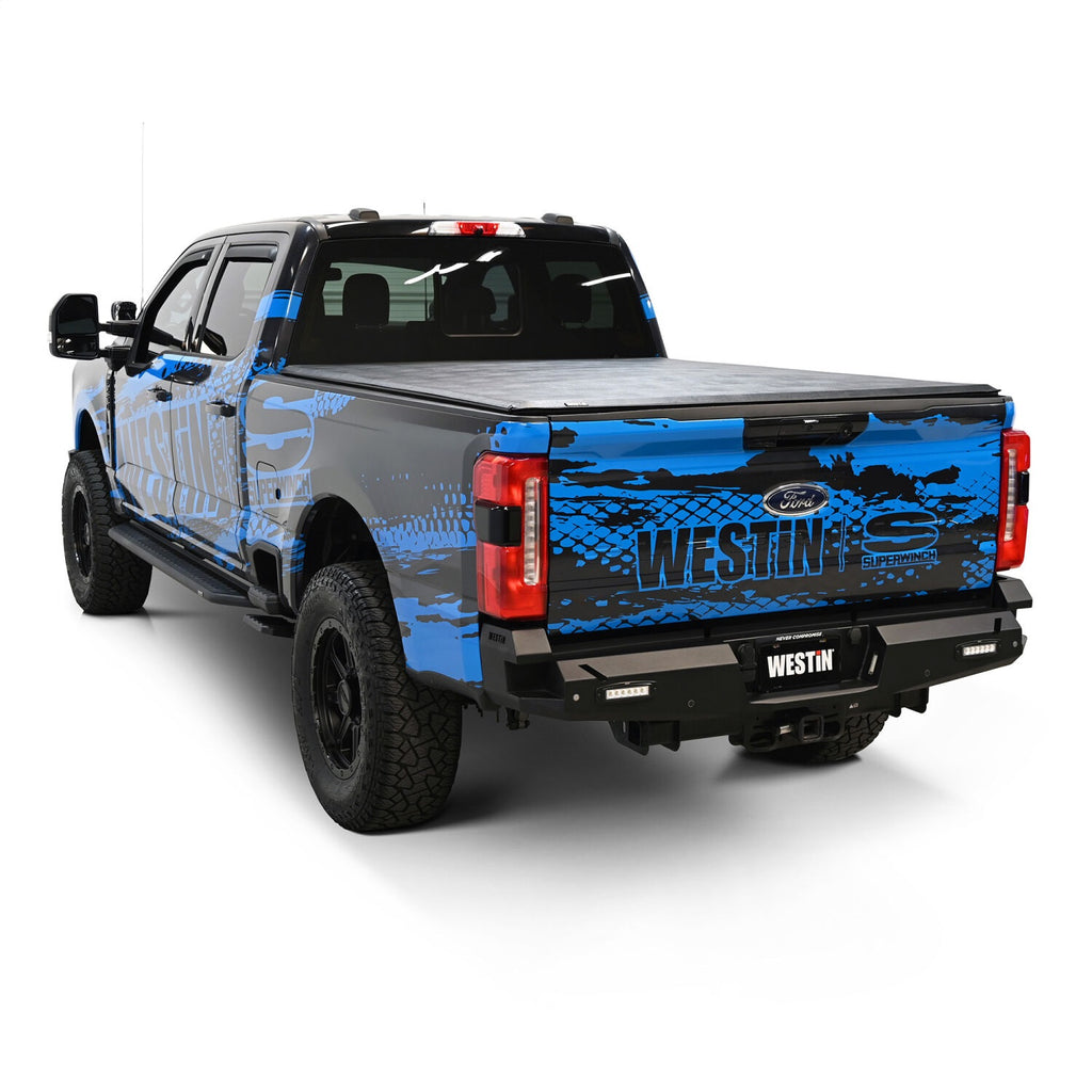 Westin 58-421275 Pro-Series Rear Bumper for Select Ford F-250 Super Duty, Ford F-350 Super Duty, Ford F-450 Super Duty, Ford F-550 Super Duty, Ford F-600 Super Duty