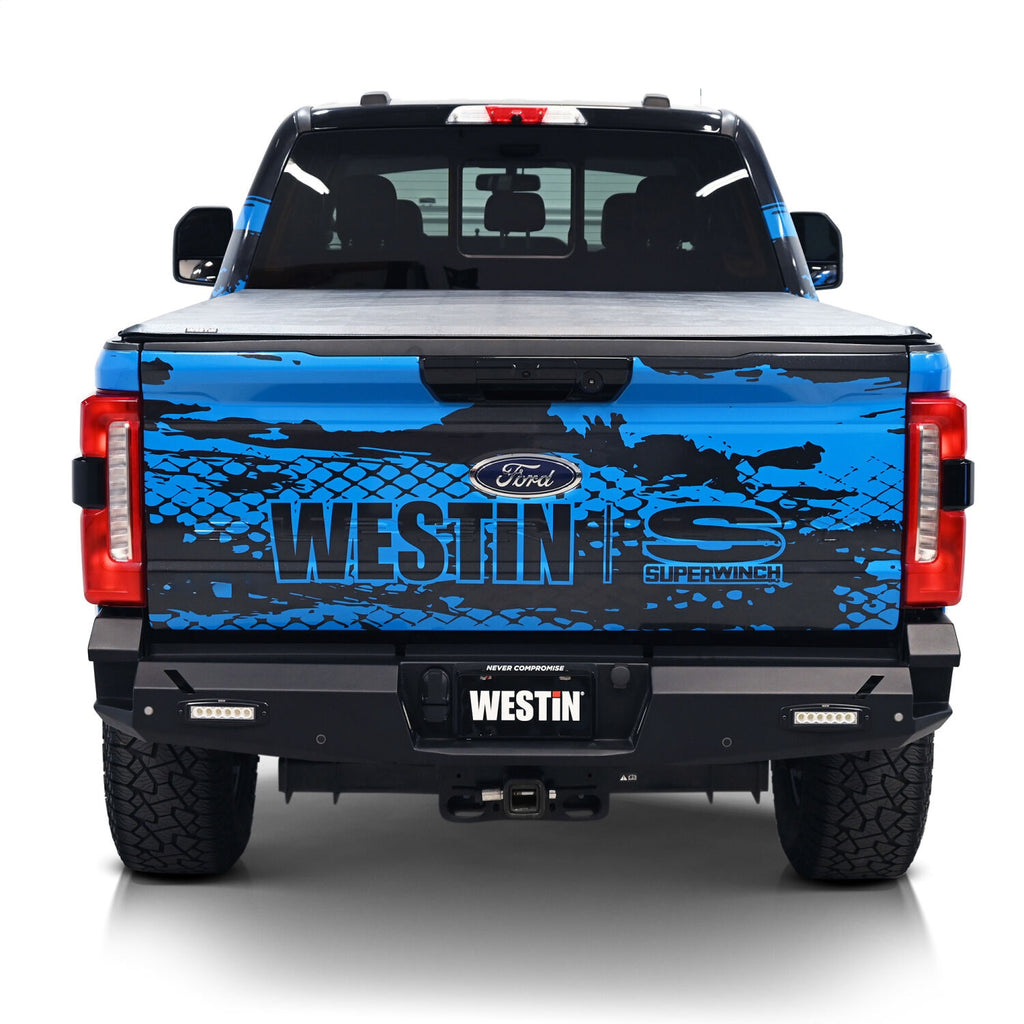 Westin 58-421275 Pro-Series Rear Bumper for Select Ford F-250 Super Duty, Ford F-350 Super Duty, Ford F-450 Super Duty, Ford F-550 Super Duty, Ford F-600 Super Duty