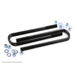 Rough Country 7669 5/8 Inch Semi-Round U Bolts 3.125 x 16.0 E Coated Black Corrosion Resistant Set of 4