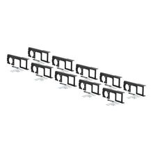 Load image into Gallery viewer, CURT 58000010 Easy-Mount Wiring Brackets for 4 or 5-Flat &amp; 6 or 7-Round (2" Receiver, 10-Pack)
