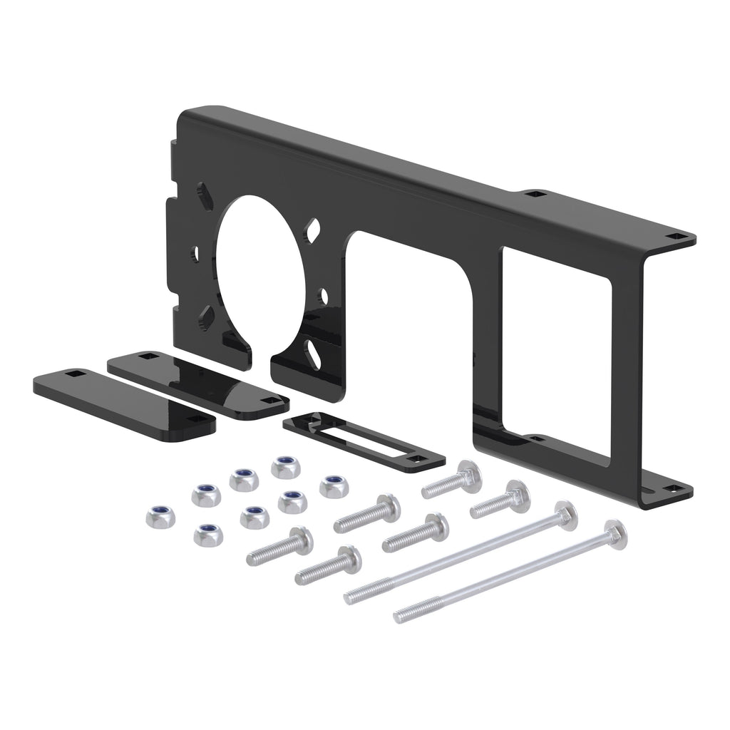 CURT 58000 Easy-Mount Wiring Bracket for 4 or 5-Flat & 6 or 7-Round (2" Receiver)