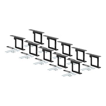 Load image into Gallery viewer, CURT 58001010 Easy-Mount Wiring Brackets for 4 or 5-Way Flat (2" Receiver, 10-Pack)