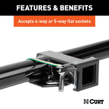 Load image into Gallery viewer, CURT 58001 Easy-Mount Wiring Bracket for 4 or 5-Way Flat (2" Receiver)