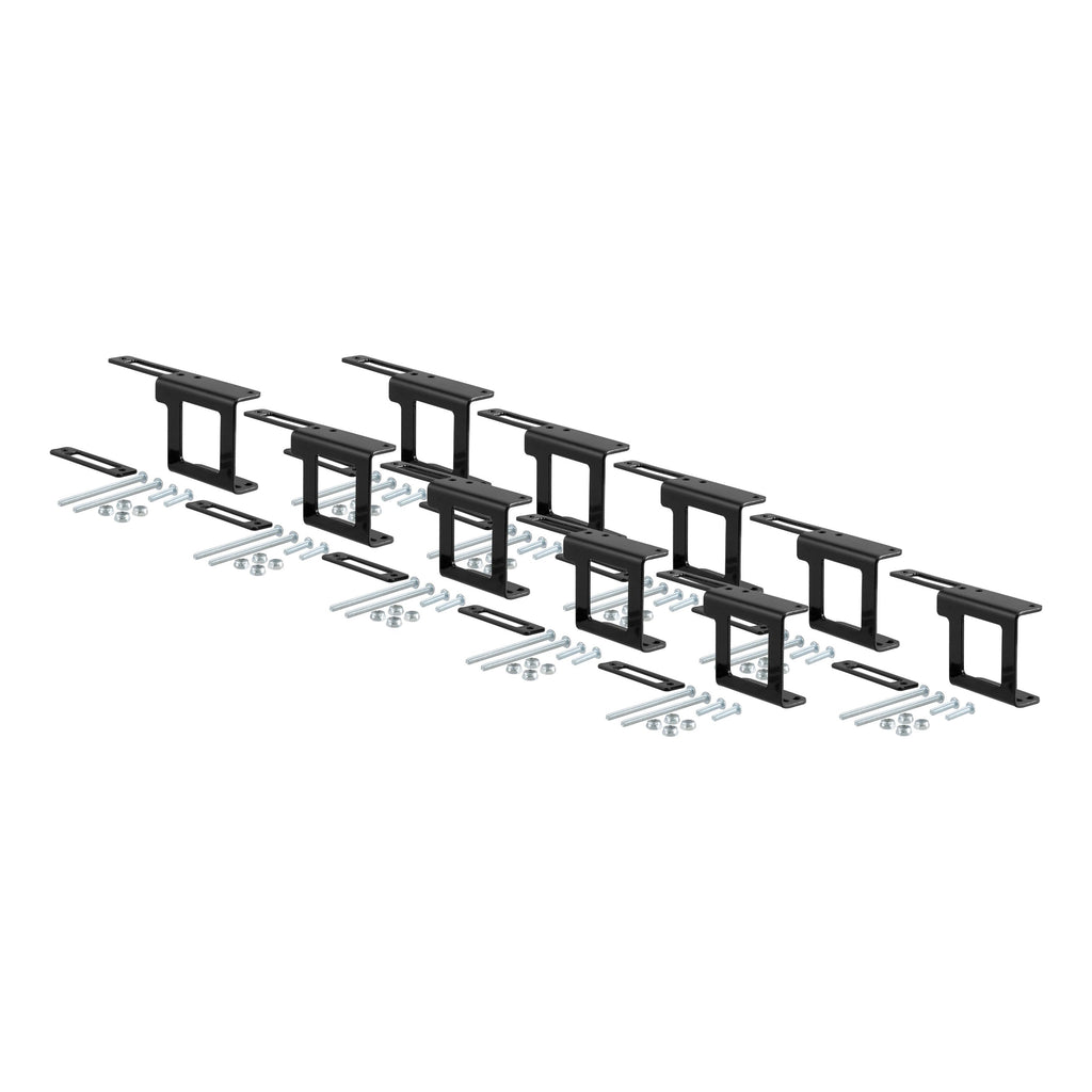 CURT 58002010 Easy-Mount Wiring Brackets for 4 or 5-Way Flat (1-1/4" Receiver, 10-Pack)