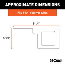 Load image into Gallery viewer, CURT 58002010 Easy-Mount Wiring Brackets for 4 or 5-Way Flat (1-1/4" Receiver, 10-Pack)