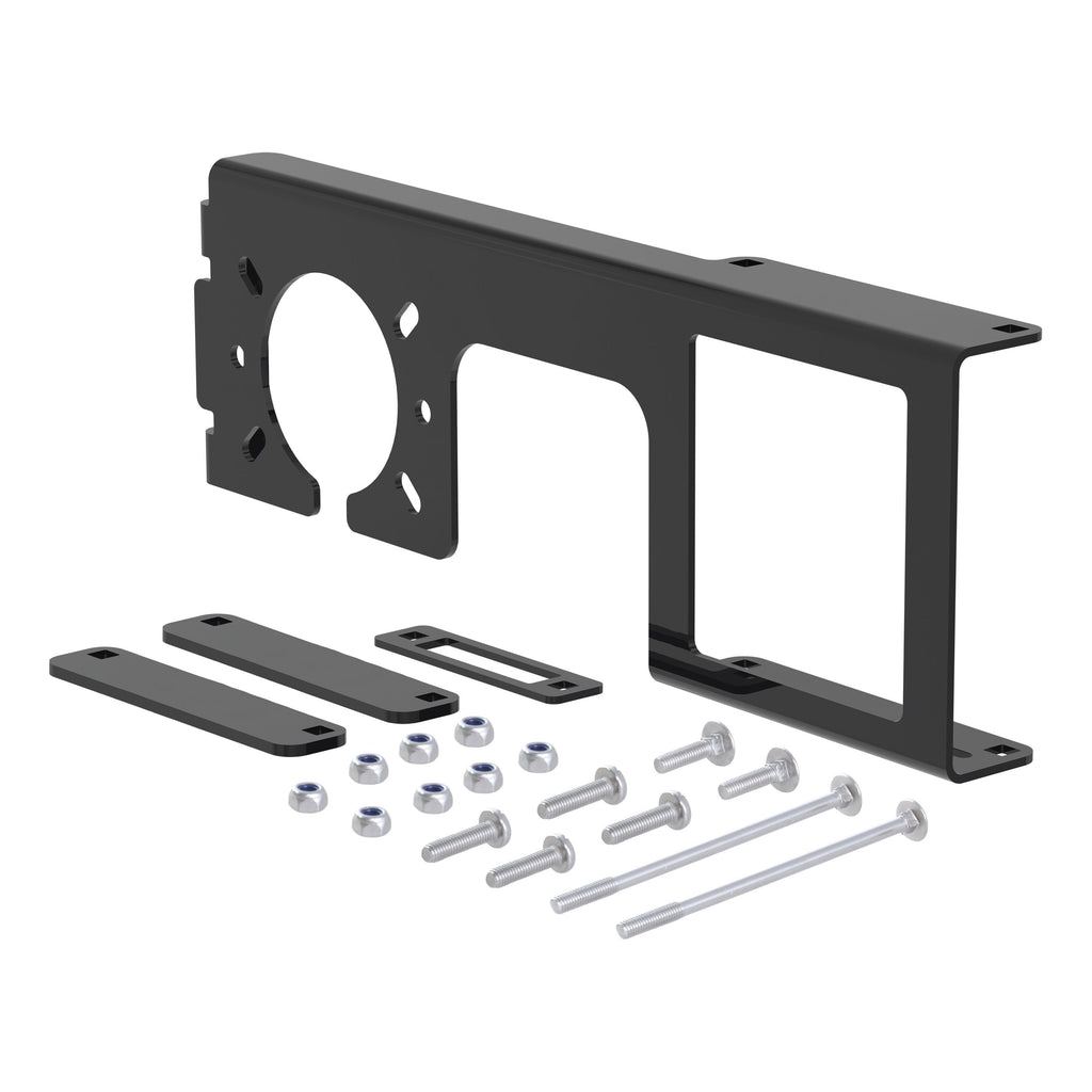 CURT 58003 Easy-Mount Wiring Bracket for 4 or 5-Flat & 6 or 7-Round (2-1/2" Receiver)