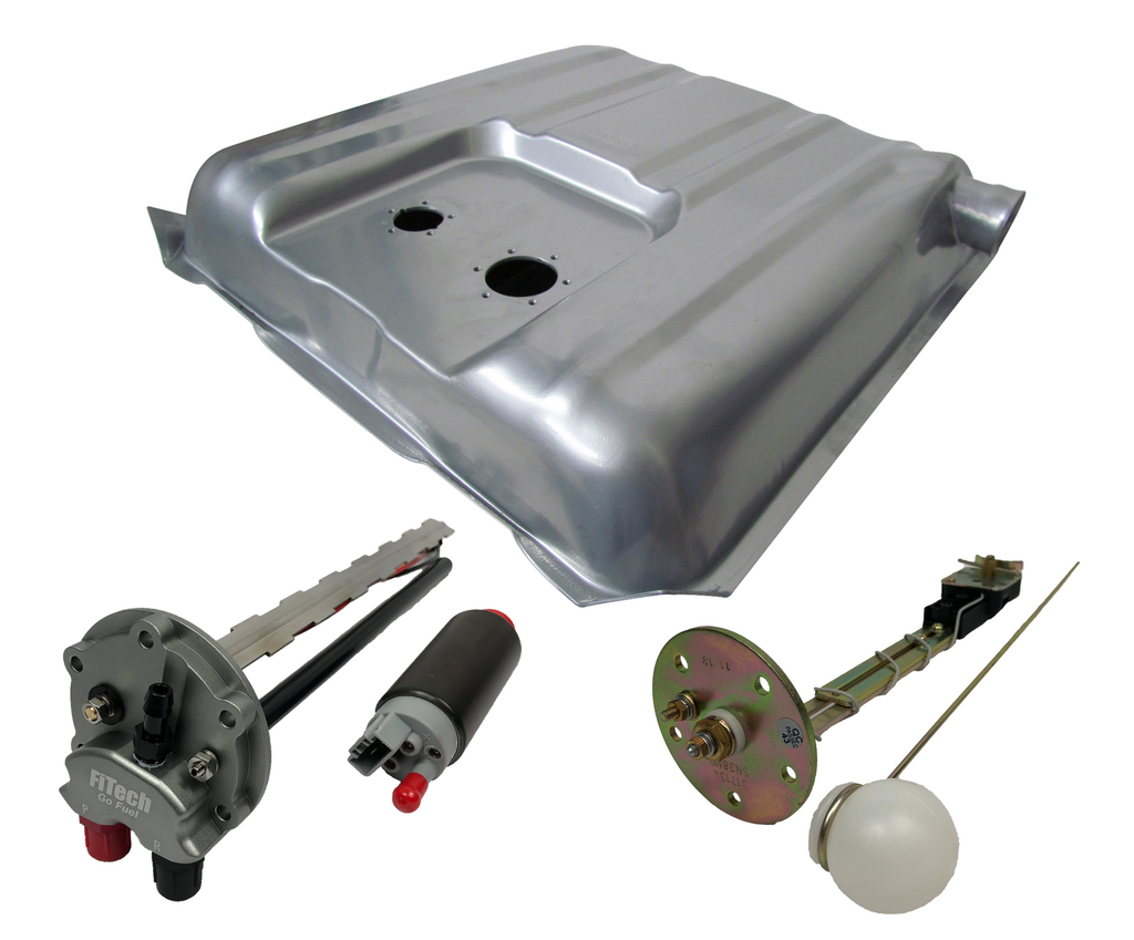 FiTech Fuel Injection 58004 Go Fuel 340 LPH EFI Fuel Tank Kit, 1955-1956 Chevy