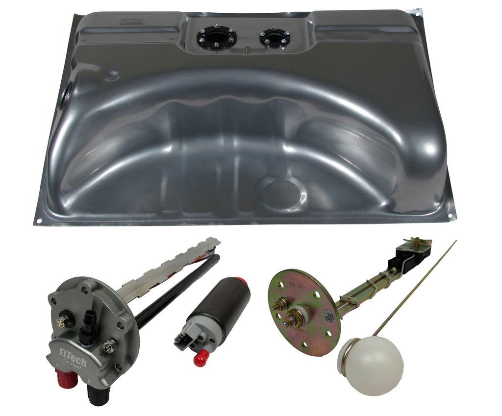FiTech Fuel Injection 58009 Go Fuel 340 LPH EFI Fuel Tank Kit, 1970-1976 Dodge Dart